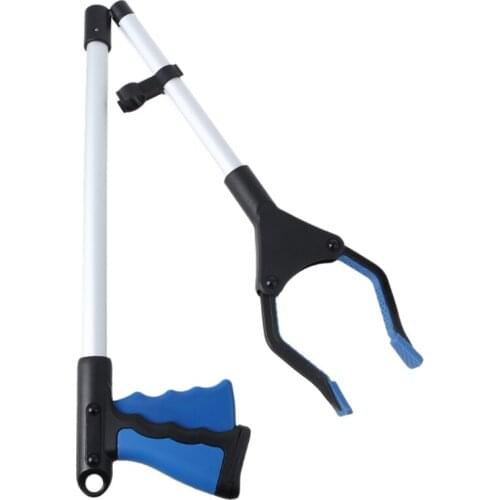 NewFoldable Gripper Trash Picker Made of Aluminum Alloy and Plastic with Long Arm