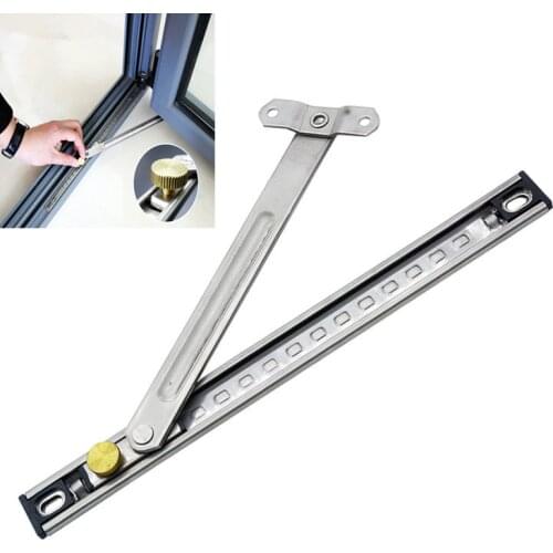 Durable 12Inch Children Safety Lock Window Restrictor Windproof Brace Stopper Sliding Cabinet Door Security Sash Locks for Child