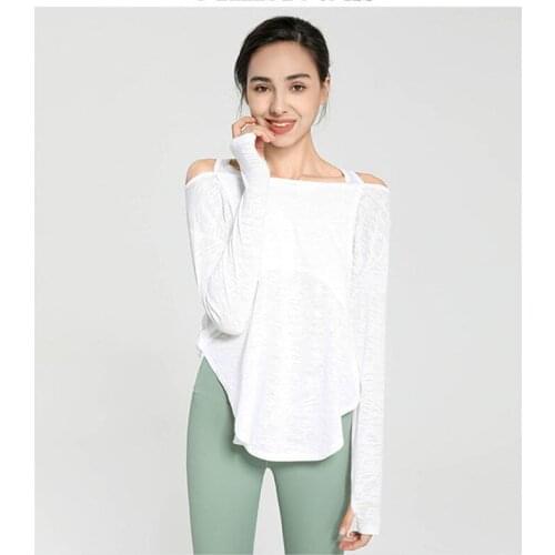 Yoga Shirts Sports Oversize Training Running Quick-drying Gym Workout Clothes Long Sleeve Breathable Tight Legging Fitness Set
