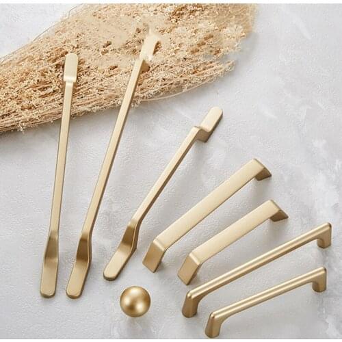 Northern Europe Zinc Alloy Furniture Handle Cupboard Door Handles Dresser Drawer Pulls Bookcase Door Knob Hardware Accessories