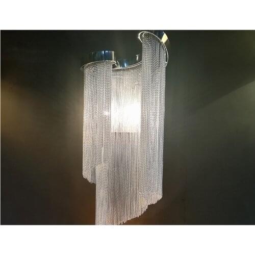 Northern Europe Creative light Color Modern Corridor Sliver The study Bedroom Art machine head Wall lamp Round Multicolor