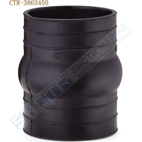 SHCTR BELLOWS for OMC 5.0L/5.7L V8,18-2780-1 Exhaust Hose-Lower replaces 3852741/3863450 Sierra