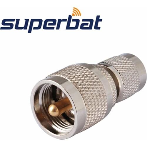 Superbat TNC-UHF Adapter TNC Male Plug to UHF Plug Straight RF Coaxial Connector