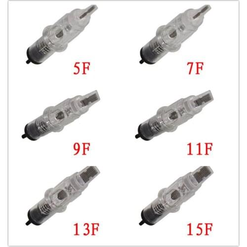 20pcs/lot Tattoo Cartridge Needles Permanent Makeup Needles Piercing Tattoo for 3D Eyebrow Lips Eyeliner 5/7/9/11/13/15F