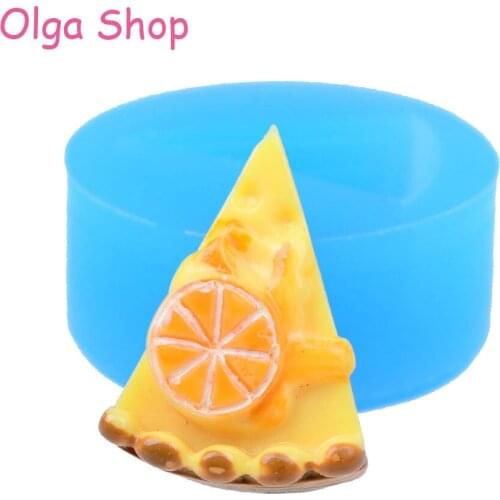 GYL043 29.6mm Fruit Pie Silicone Mold - Cake Decorating, Dessert, Fondant, DIY Biscuit Baking, Chocolate, Icing, Resin Food Safe
