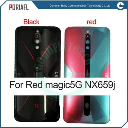 For Red magic5G NX659j Back Cover Battery Housing Door Replacement Parts For Red magic 5G