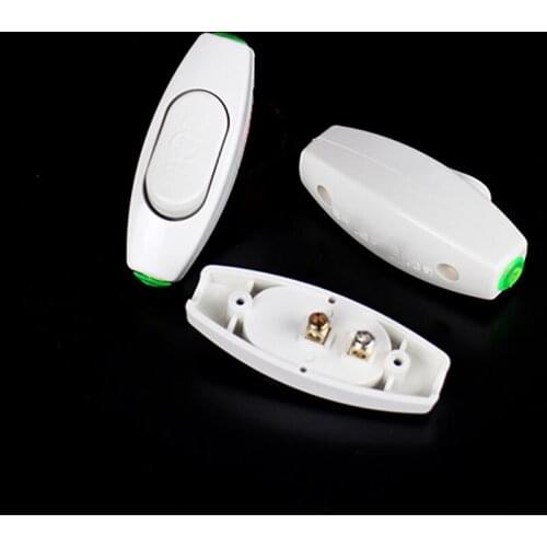 2pcs/lot 001 household bedside lamp switch hand to pinch midway light bulb switch ship type 111V~240V