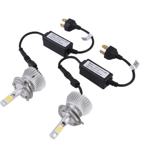 2X Plug & Play 9007/H8/H9/H11/H4/9005/9006 LED 60W 2200LM White Bulb Replacement Driving Fog Headlight
