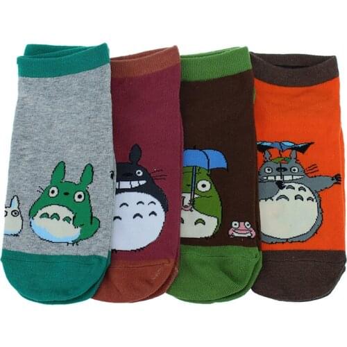 4 Pairs Free shipping 2019 High Quality cotton women men summer Cartoon cute little boat socks boy girl funny No Show socks