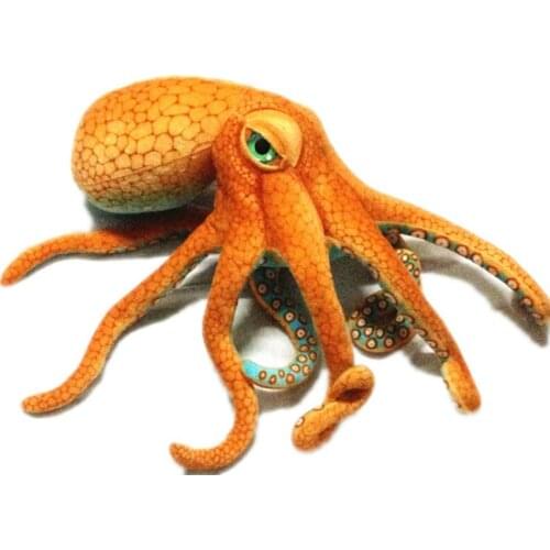 55/80cm Real Life Plush Octopus Toys Stuffed Dolls Slimulation Sea Animals Octopus Plush Soft Squid Toys Kids Birthday Gift