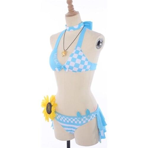Anime Honkai Impact 3 Kiana Kaslana swimsuit Cosplay Costumes bathing suit women swimwear A