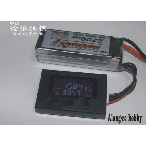 Free shipping HotRc BX200 2-7S/Low Voltage Buzzer Alarm Lipo Battery Voltage Tester/ Battery Voltage Checker Radio Display