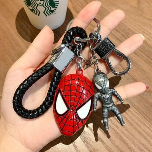 The Avengers Personality Keychain Man Spider-Man Keychain Custom Gift Key Chain Accessories Cute