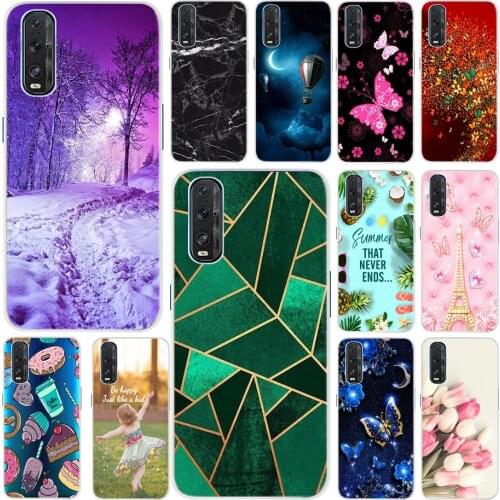 For Oppo Find X2 Case painting Soft silicone TPU Case Anti-fall Antifouling Back Cover For Oppo Find X2 coque Phone Cases 6.7"
