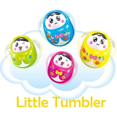 Baby Toys Baby Rattles Toys Mini Lovely Tumbler Russian Doll 4pcs Newborn Lovely Doll Toys For Children Gift Learning Education