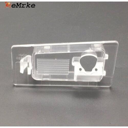 EEMRKE Car Rearview Camera Bracket Mount License Plate Lights Housing for KIA KX3 2015 2016 2017 2018