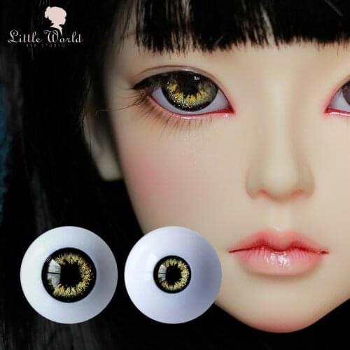 BJD doll eye ssimulation eye ball size fashion pressure eye ball 12\14\16\18mm small iris dark mysterious eye nebula grey color
