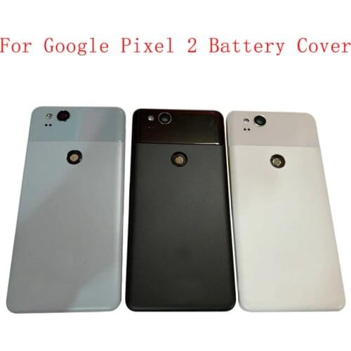 Rear Door Battery Cover With Side Keys+Camera Lens For Google Pixel 2 Pixel 2XL Rear Housing