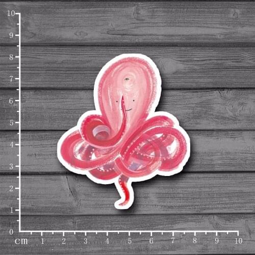 Prayer Octopus Amitabha Laptop Notebook Skin Stickers Snowboard Luggag Decal For kid Toy Suitcase Stationery Stickers[single]