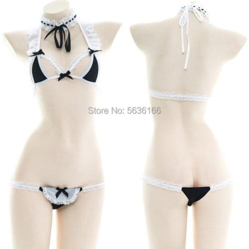New Ladies Sexy Lingerie Black nightclub uniform maid dress Sexy Underwear Outfit Erotic Lingerie Cosplay Sexy Costumes