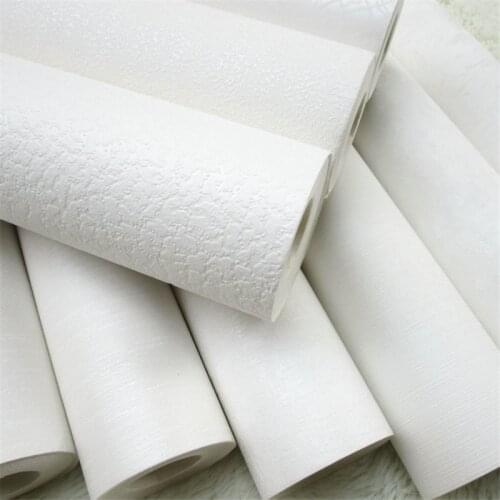 Wellyu обои Japanese simple grain pattern pure white wallpaper warm living room bedroom office clothing shop plain wall paper