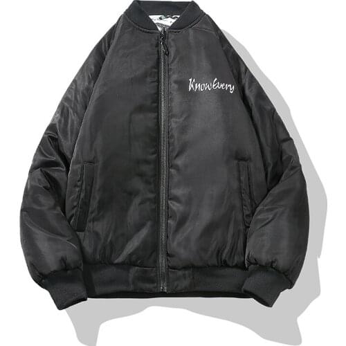 Autumn And Winter Popular Brand Retro Embroidered Thick Baseball Uniform Jacket Coat