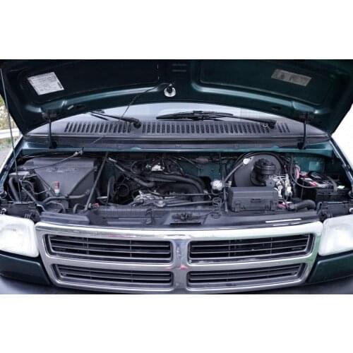 Front Bonnet Hood Damper for 1994-2003 Dodge Ram van Modify Gas Struts Lift Support Carbon Fiber Shock Accessories Absorber