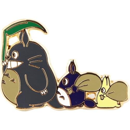 PF887 Japanese Anime Comics Cute Cat Enamel Pins Brooches Unusual Backpack Bags Badge Fashion Lapel Jewelry Kids Friends Gifts
