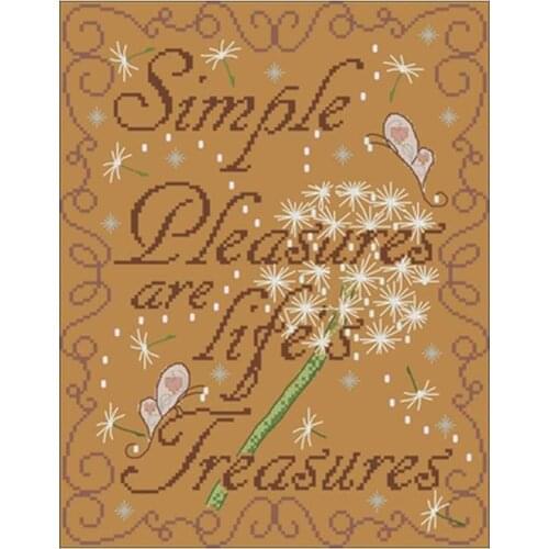 Simple sadness patterns Counted Cross Stitch 11CT 14CT DIY Cross Stitch Kits Embroidery Needlework Sets