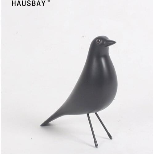 Animal decoration props bird home house decoration artificial decoration bird family creative home decoration resin bird D222