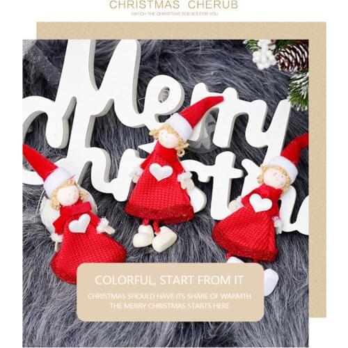 Christmas Decorations For Home Angel Dolls Christmas Tree Decor Ornament Elf Pendant Table Deco Xmas Gift New Year 2021