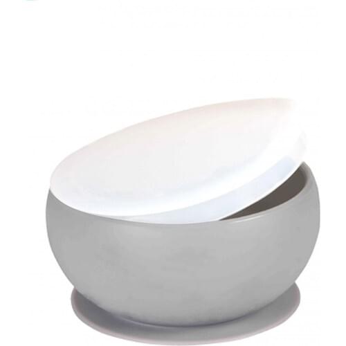 Oioi Vacuum Based Silicone Bowl Gray