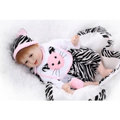 Silicone Dolls Baby Reborn Dolls Kids Toys Simulation Dolls Alive Baby Doll Birthday Gifts Christmas Toys Sleeping Playmates