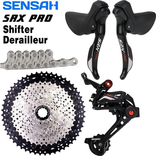 SENSAH SRX PRO 1X11 Speed 11s Gravel Bike Derailleur Cassette Road Groupset Bicycle Shifter Rear Chains CX 50T 52T