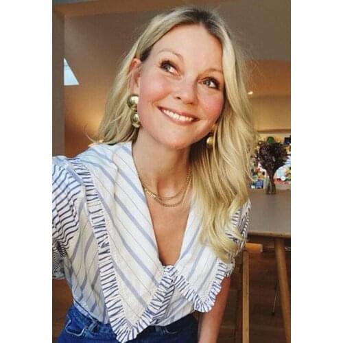 Zelopheha Women's Blue Shirts