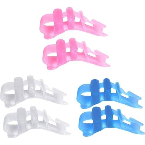 1Pair Toes Separators Corrector Reuseable Protector Toes Valgus Protector Preventing Blisters Nail Tools Foot Care