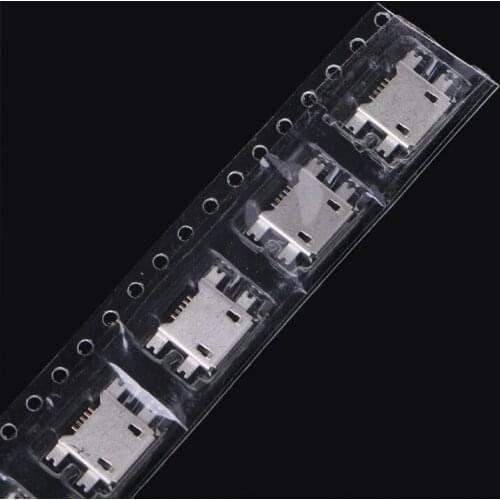 10 Pcs Micro USB Type B 5 Pin Female Socket Connector For Tablet Phone Charging
