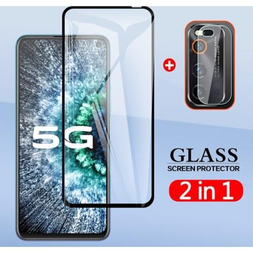 2 In 1 Back Camera Lens Film & Screen Protector Protective Tempered Glass For vivo iQOO Neo3 5G / iQOO Z1 6.57"