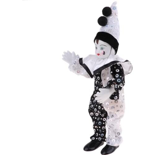 23cm Clown Man Action Figure Doll Halloween Ornaments Home Table Desk Decor