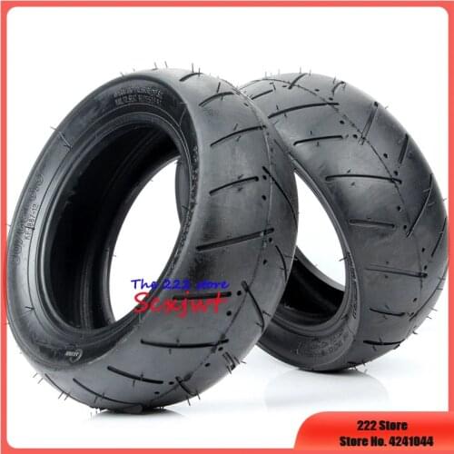 Front 90/65-6.5 Rear 110/50-6.5 Tubeless Tire for 47-49cc Pocket Dilt Pit Bike Mini Motorcycle Thickened Vacuum Tyre Parts