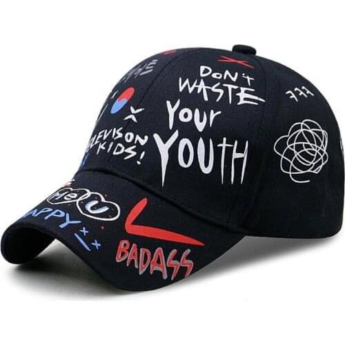 2021 New Korean alphabet High Quality Baseball Caps for Men Bone Gorras Casquette Homme MenS Cap Dad Hat Trucker Cap Sports Cap