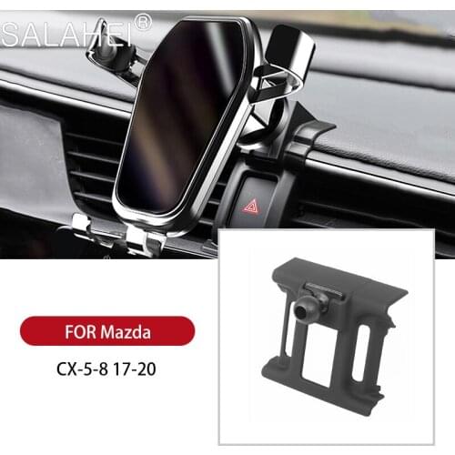 Phone Holder For Mazda CX-5 2017 2018 2019 2020 Adjustable Interior Dashboard Air Vent Mount Bracket Accessories Phone Holder