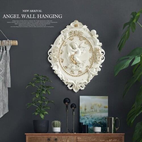 Esin Home Decoration Accessories Angel Statue Home Decor Wall Decor Nordic Style Ornament Decoration Crafts Wall Hanging Decor