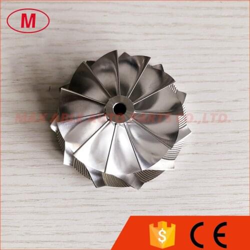 K16 54.70/67.00mm 11+0 Blades turbo aluminum 2618/milling/Billet compressor wheel