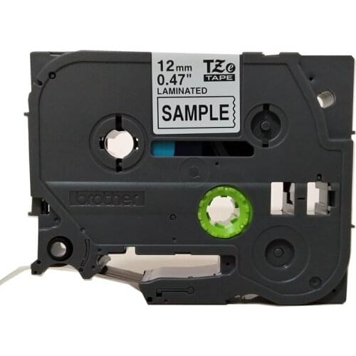 Labeling machine ribbon TZ TZe-261 661 white and yellow background with black text 36MM general sticker with printing paper