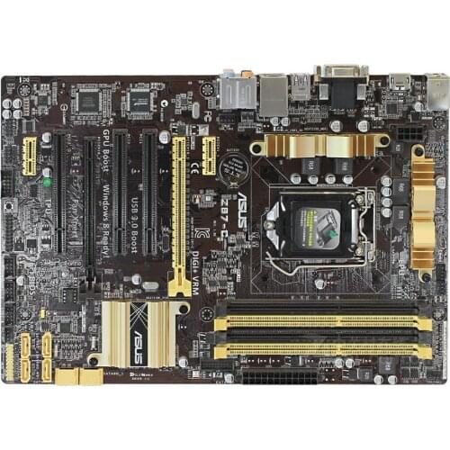 Desktop motherboard for Z87-C Z87 DDR3 LGA 1150 motherboard Socket LGA 1150 i7 i5 i3 DDR3 32G SATA3 UBS3for ASUS0 mainboard