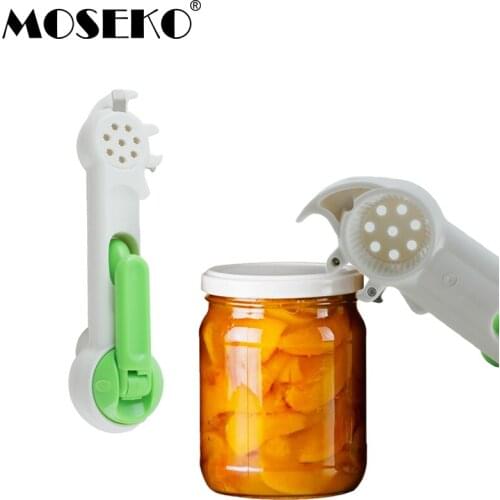 MOSEKO 1PC Canned Fruit Opener Multi-Function 7 in 1 Bottle Opener Soda Tab Opener Can Wine Beer Tools Kitchen Tool Accessories