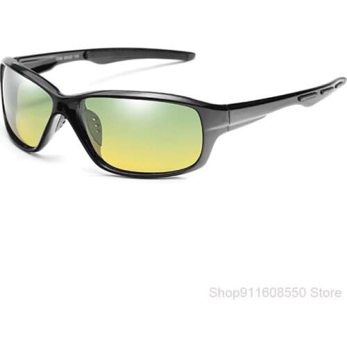 2021 Mens Yellow Polarized Driving Sunglasses at Night High Quality Vision Day Night Glasses Polarized For Women Safety Eyewear