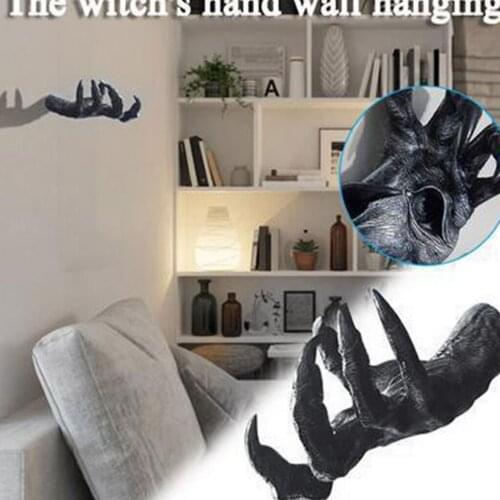 Wall Creative Statues Sculpture Bedroom Figurines Wall Mount Bar Pub Decor