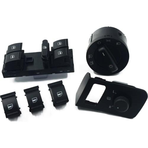 New mirror switch headlight switch window switch for Volkswagen Touran 1K0 941 431Q & 1F0 959 855 & 1K4 959 857A & 1T1 959 552